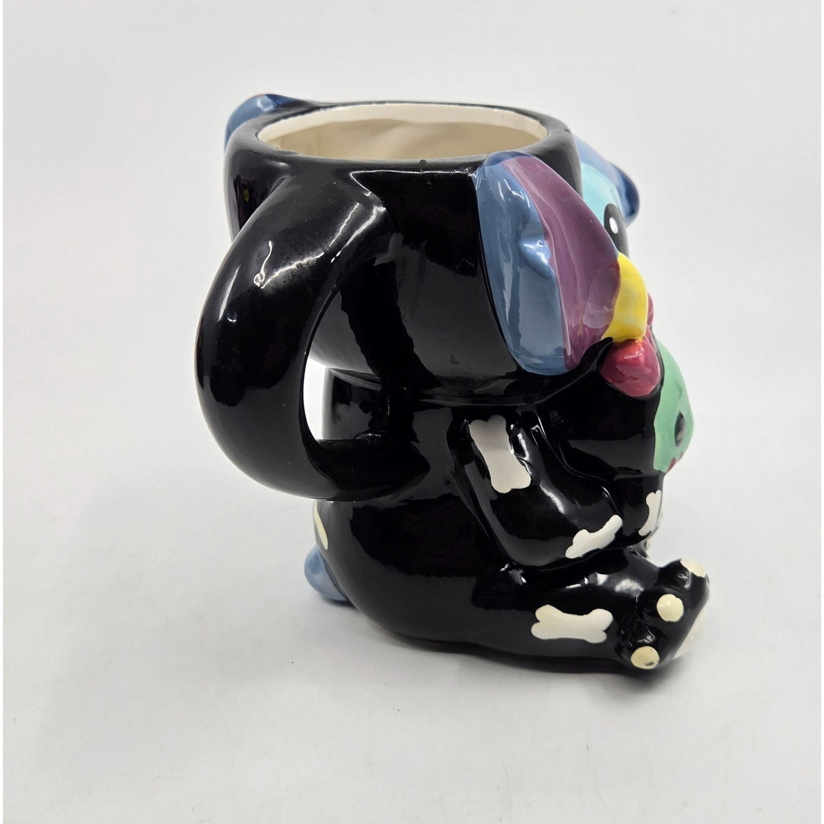 Disney Stitch Halloween Ceramic Huge Mug Featuring Skeleton Design