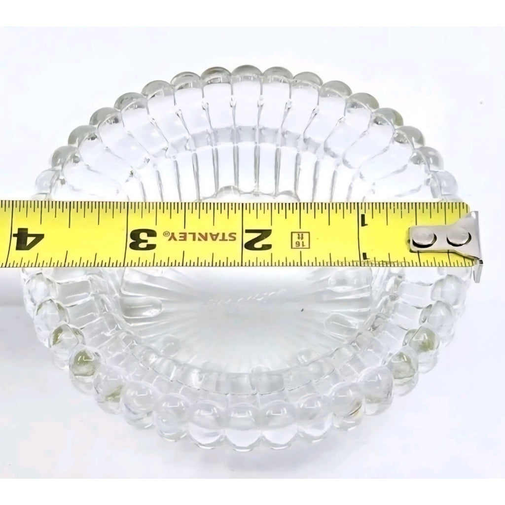 Fairy Lamp Clear Insert Replacement 4” Candle Dish Insert for LG Wright & Fenton