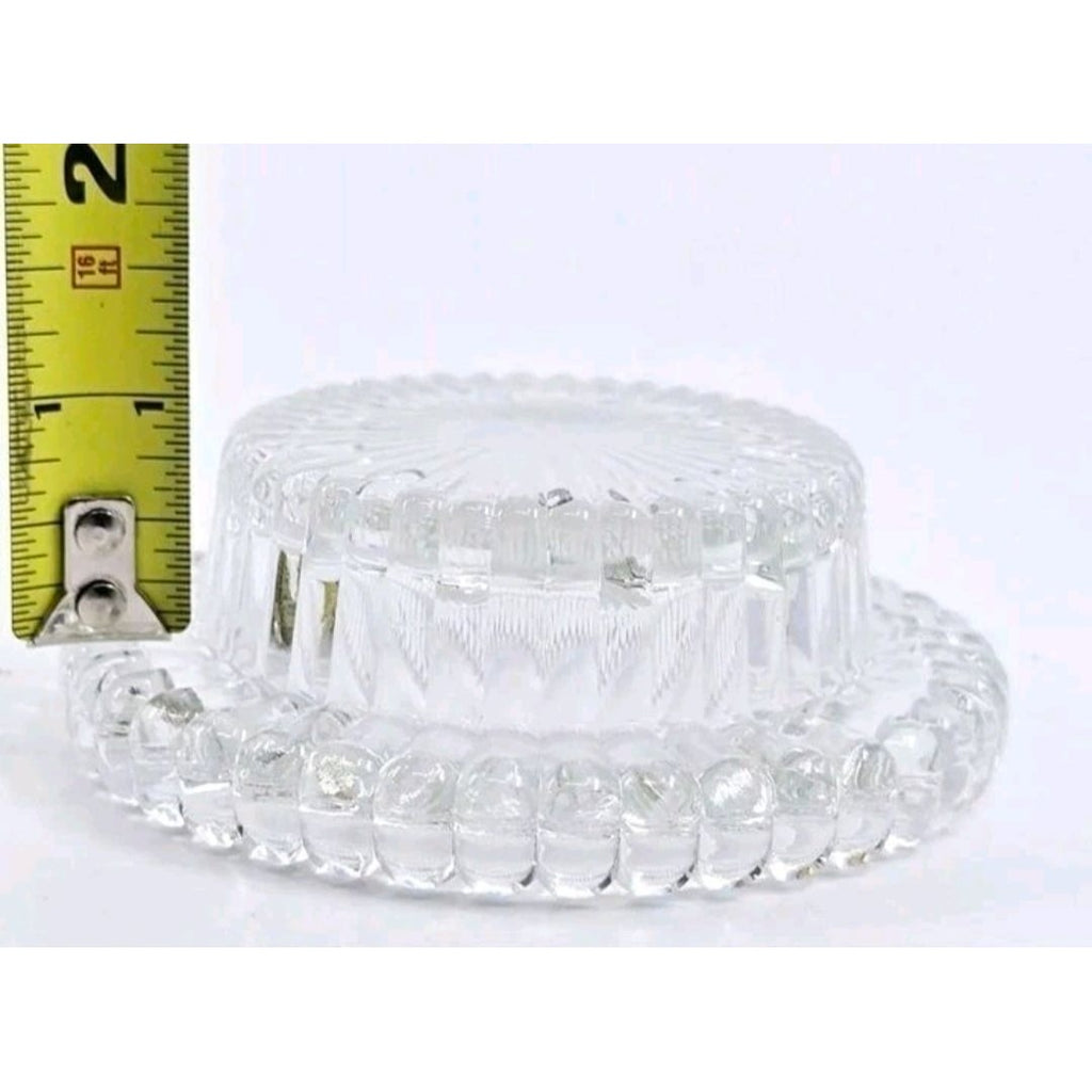 Fairy Lamp Clear Insert Replacement 4” Candle Dish Insert for LG Wright & Fenton
