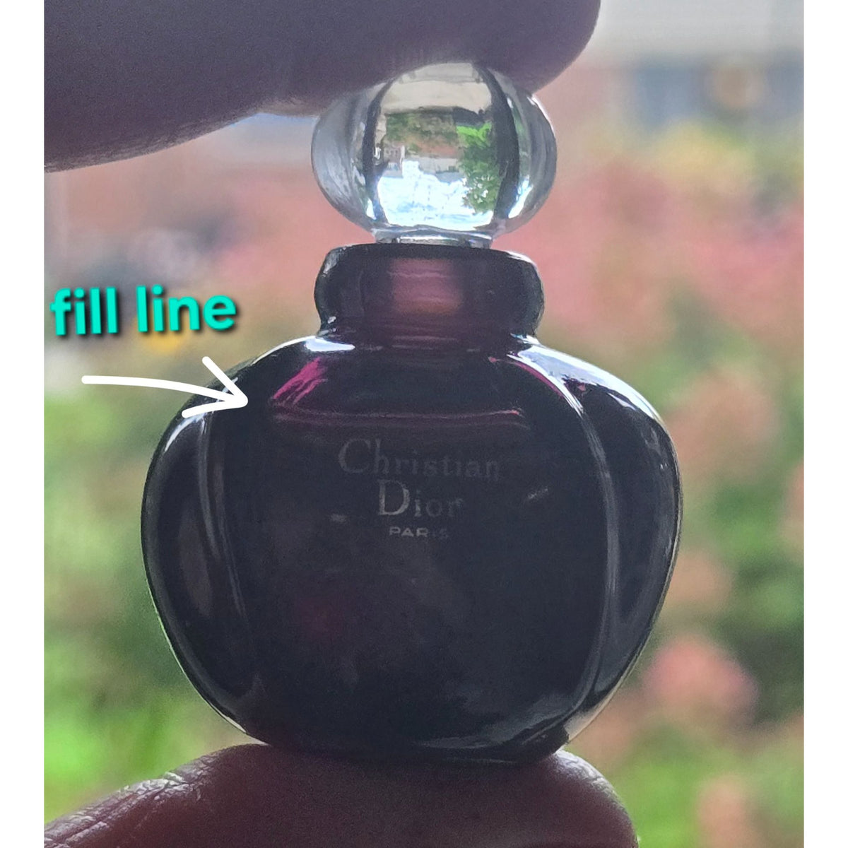 Christian Dior Poison Esprit De Parfum Bottle m25 oz Vintage Collectible, Mini Full