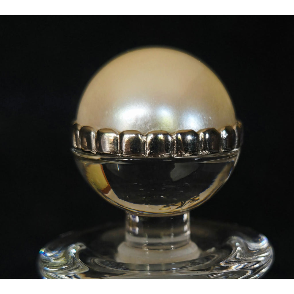 Lenox Crystal and Pearl Swirl Perfume Bottle. Made in Czech Republic Excellent Condition