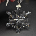 Swarovski 2012 Annual Edition Crystal Snowflake Ornament With White Ribbon