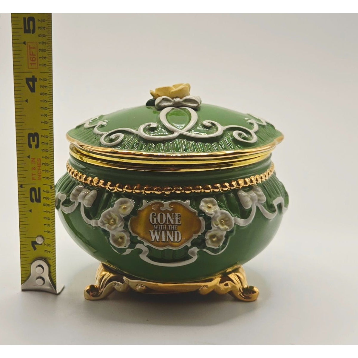 Gone With the Wind Music Box 75th Anniversary Heirloom Turner Ent. -"Tara's Theme" numbered