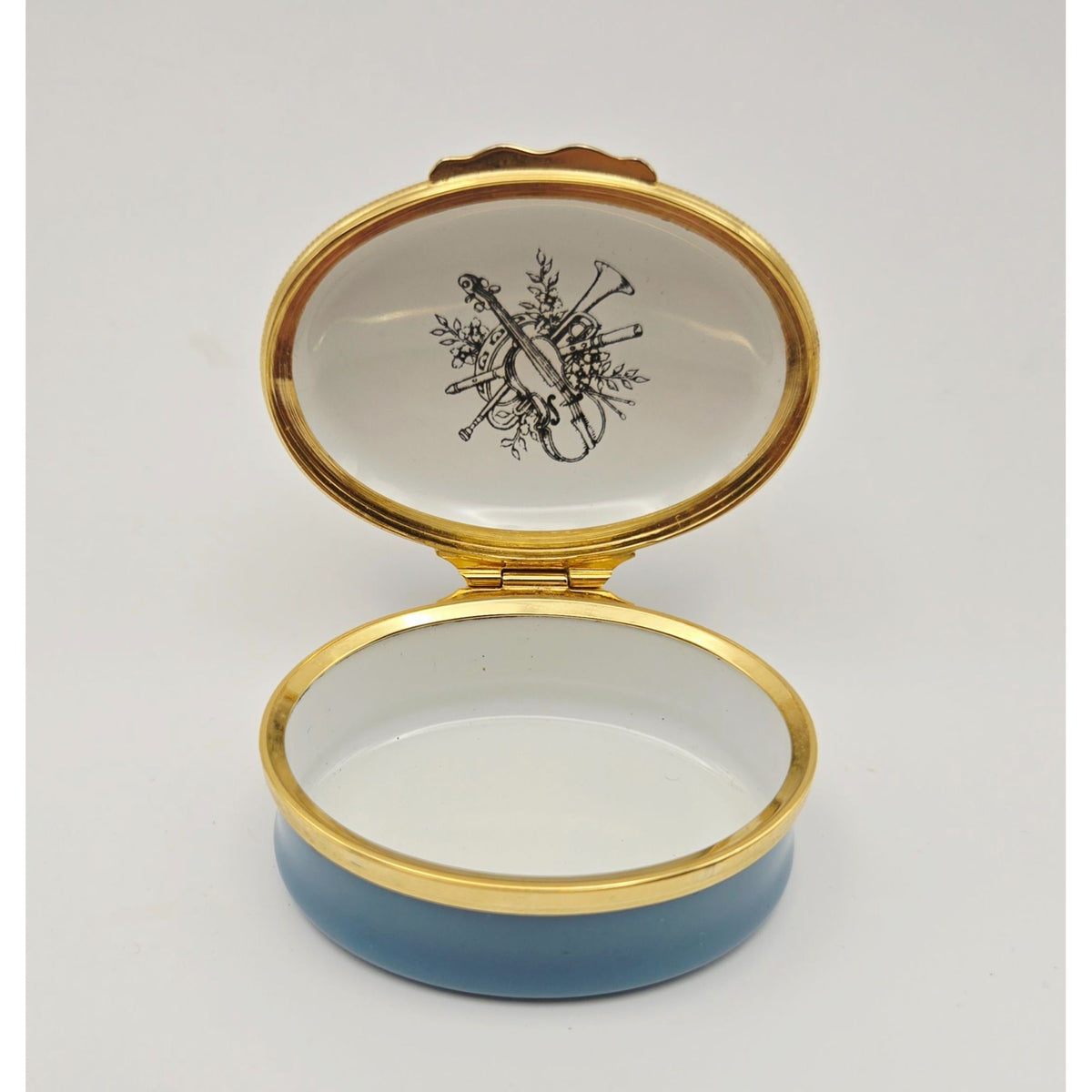 Halcyon Days "The Best Is Yet To Come" Enamel Trinket Box
