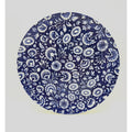 Vintage French Navy Floral Chintz Plate by Gien of France, Beatrice Pattern 1970s