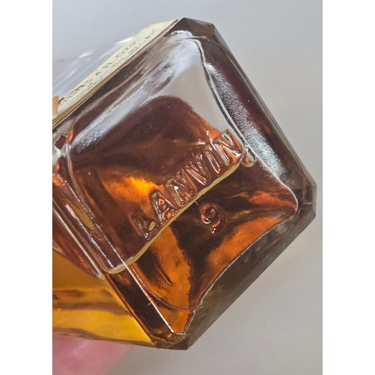 Vintage My Sin Eau De Lanvin Perfume 4 Fl Oz Glass Bottle