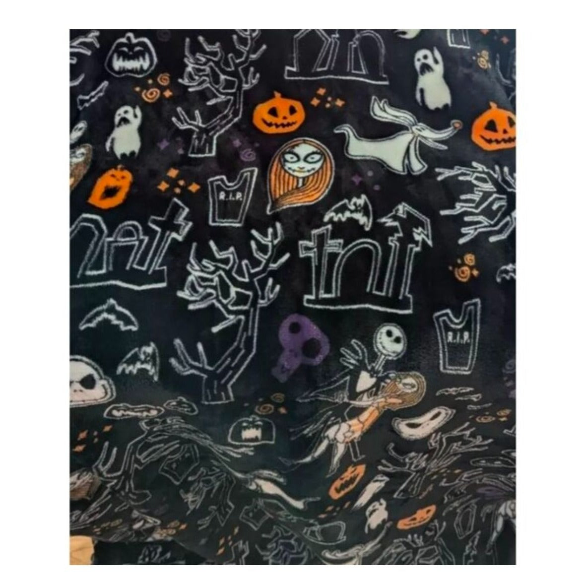2024 Kohls Nightmare Before Christmas Throw Blanket, New