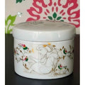 Bjorn Wiinblad Trinket Box Hand Painted, Woman w/ Birds Made by Rosenthal Germany
