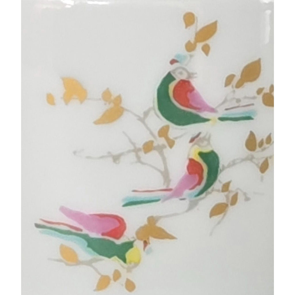 Bjorn Wiinblad Trinket Box Hand Painted, Woman w/ Birds Made by Rosenthal Germany