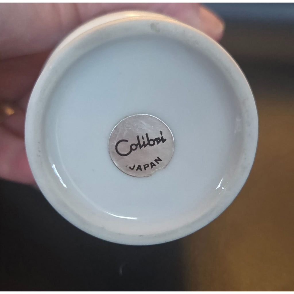 Vintage Colibri Japan Porcelain Table Lighter Dance Scene 5"