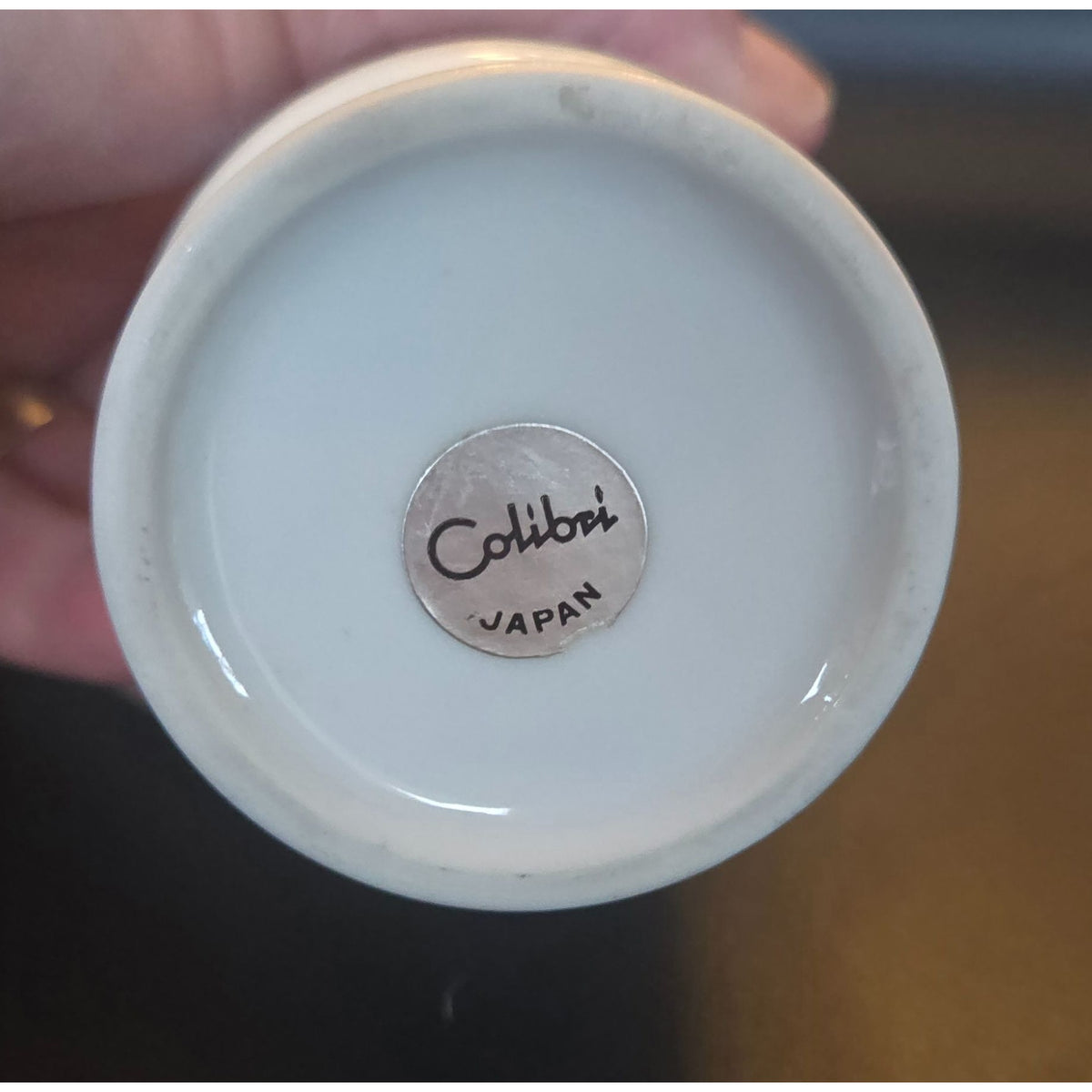Vintage Colibri Japan Porcelain Table Lighter Dance Scene 5"