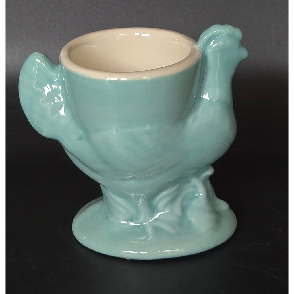 Handmade Tiffany-Blue Colored Hen Chicken Shaped Egg Cup