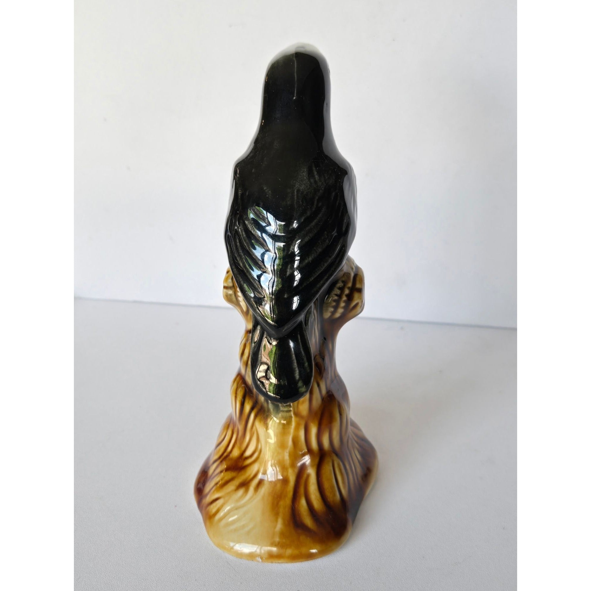 Vintage Ceramic Toucan Figurine Handcrafted In Brazil