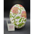 NyCo Nikki Yassaman Metal Lavender & Pink Cloisonné Oval Shaped Trinket Box