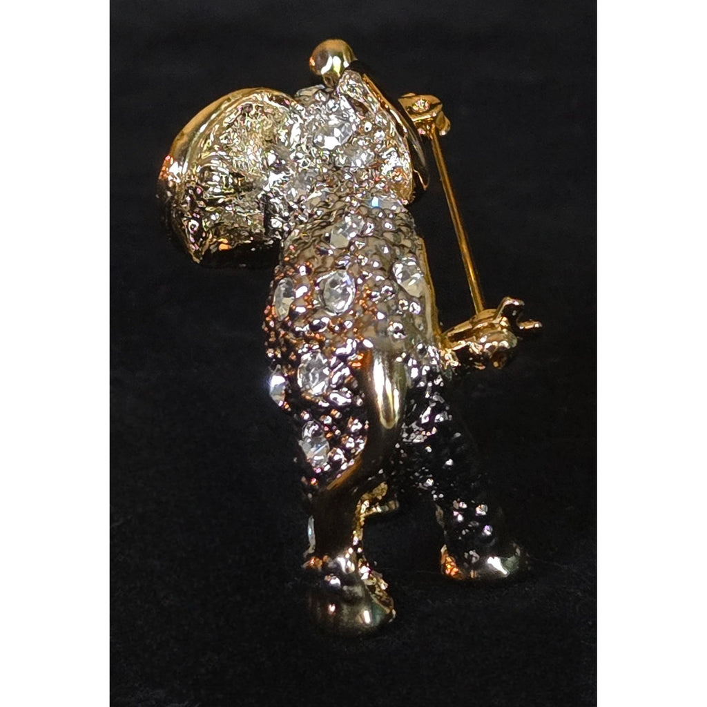 Vintage Elephant crystal Figurine/Brooch