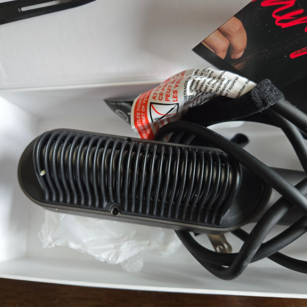 Tymo Ring Plus Ionic Hair Straightening Comb With Accessories