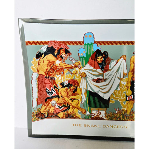 Datus Hopi Mural Design First National Bank Of Arizona Vintage Art Plate