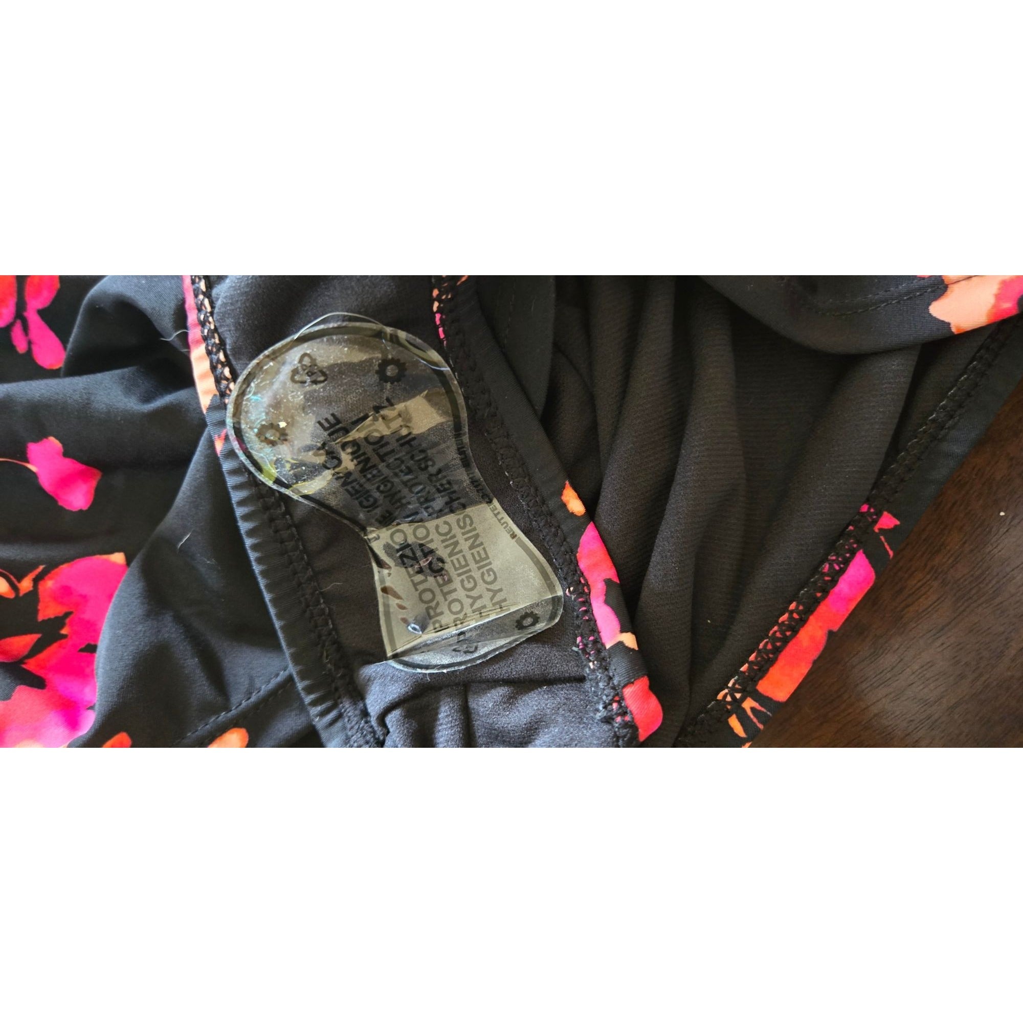 New Meet.Curve Womens Pink Floral One-Piece Swimsuit 3XL Black, Pink, Orange
