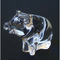 Princess House 24% Crystal Pig Figurine Glass Sculpture Paperweight 3"